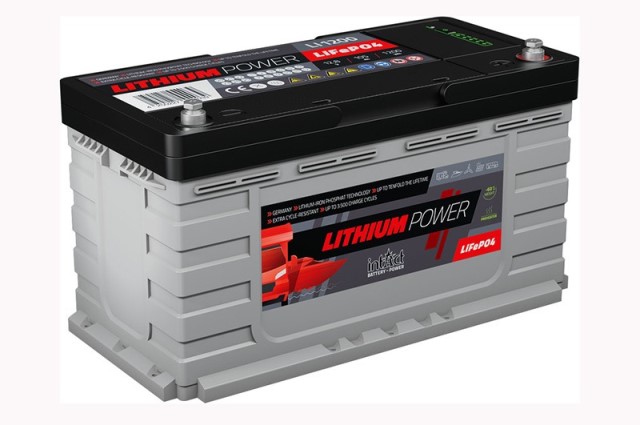 Akumulators intAct LITHIUM-POWER 12.8V 105Ah 1200Wh, 353x175x190mm, 0/F-M6